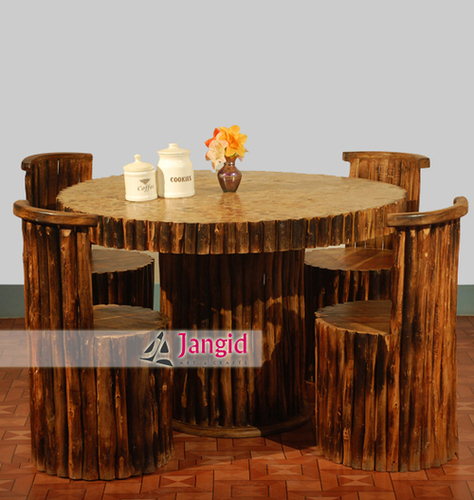 Handmade Indian Solid Wooden Dining Set