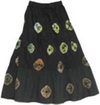 COTTON TIE DYE SKIRTS NEW