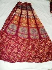 COTTON PRINTED LONG INDIAN SKIRTS