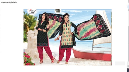 South Churidar Dress Material