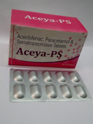 Aceclofenac Paracetamol Serratiopeptidase Tablet