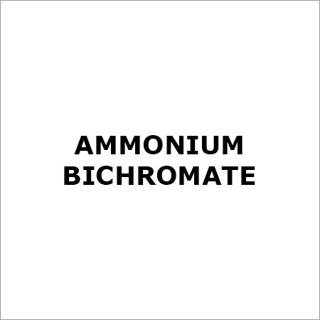AMMONIUM BICHROMATE