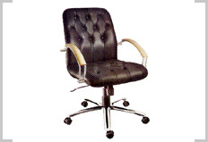 Leatherite Mid Back Chair in Okhla