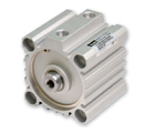 Pneumatic Compact Cylinder - Aluminum Alloy, Multiple Bore Sizes, Adjustable Cushioning | Compact Design, Precise Control, Easy Install
