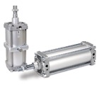Pneumatic Cylinders - P1D-T Series, Bore Sizes 160-320mm, Stroke Lengths 10-2000mm, Adjustable Cushioning, Magnetic Piston, ISO 15552 Compliance