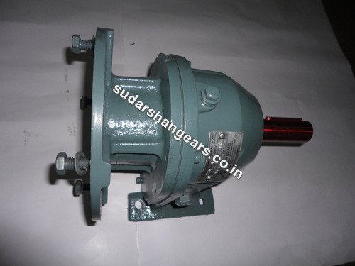 Green Foot Mounted Helical Gearbox