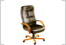 Leatherite Very High Back Chair