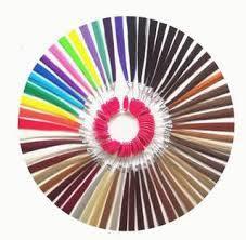 रंगीन बाल