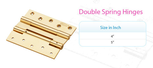 Brass Double Spring Hinges