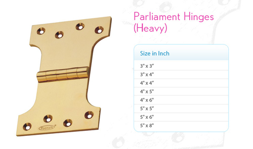 Heavy Duty Brass Parliament Hinges