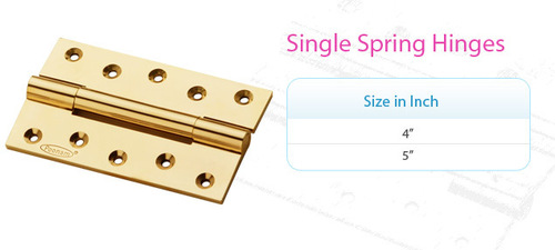 Brass Single Spring Hinges