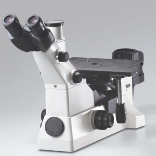 Trinocular Inverted Dark Materials Microscope