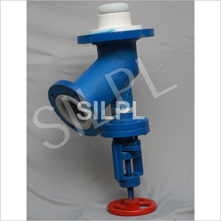 FEP Lined Flush Bottom Valve