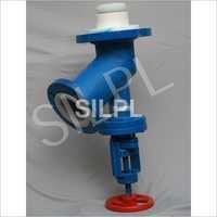 Fep Lined Flush Bottom Valve