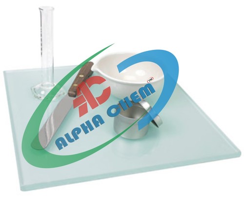 Plastic Limit Set - Glass Plate 305x305x9.5mm, Metal Dish & Spatula, 25ml Cylinder, 48 Sample Cans | ASTM AASHTO Compliant, Durable Materials