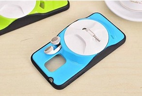 Samsung S4 Iphone4/5/6/6 plus Mobile phone Case with headphones