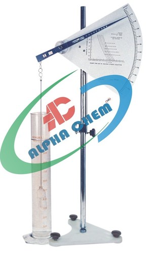 Plummet Balance - Steel Base, Perspex Plummet, 0-100% Scale, 2% Divisions | Simple Operation, Direct Reading, Precise Measurement