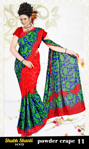 printed saree latest collection