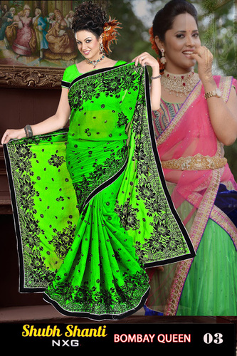 latest bombay queen style saree