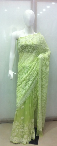 Chikan Saree