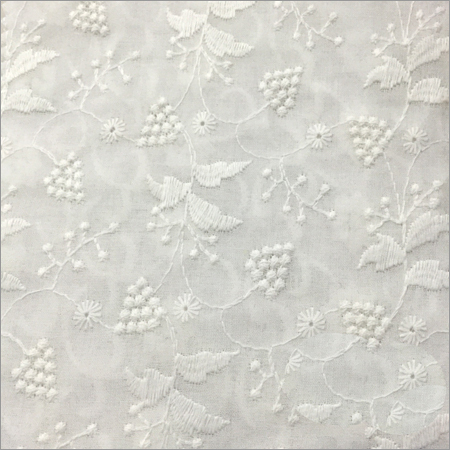 Blend Cotton Embroidered Fabric