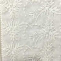 Cotton Twist Yarn Embroidered Fabric