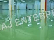 Eepoxy Painting Works - Epoxy Resin Coating 2-5 mm Thickness Green Color | Timely Execution Uniform Leveling Floor Protection Extended Life