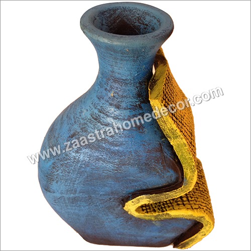 Painted Terracotta Pen Stand