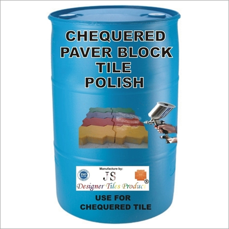 Chequered Paver Block Tile Polish
