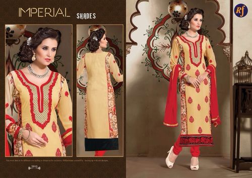 exclusive georgette straight suit