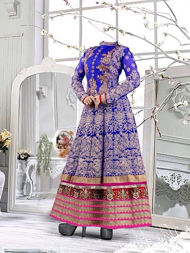 ladies fancy full anarkali suit