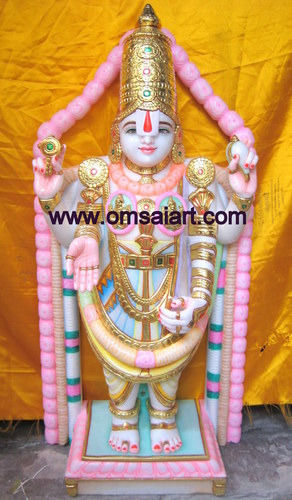 Marble Tirupati Balaji Statue