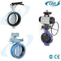 Cast Iron Butterfly Valve - Stainless Steel, Various Sizes Available | Multicolor, Manual Power Source, Industrial & Commercial Usage, Warranty Included