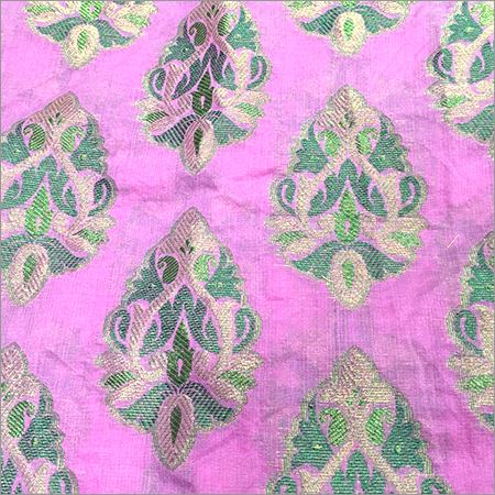 Embroidered Jacquard Fabric