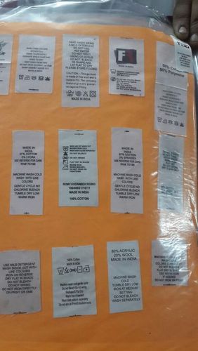 Wash Care Labels