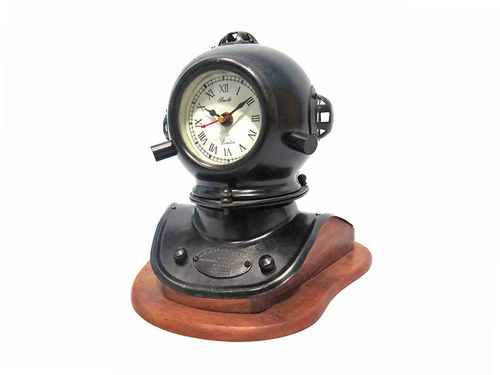 Divers Helmet with Clock