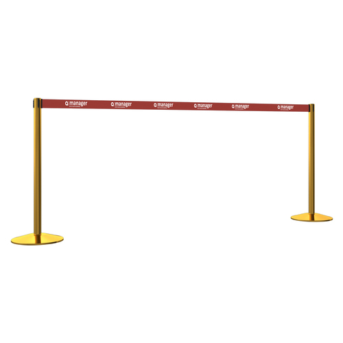 Retractable Belt Post in Brass