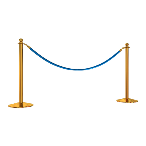 Classic Rope Post in Brass