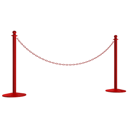 Powder Coated Classic Chain Post