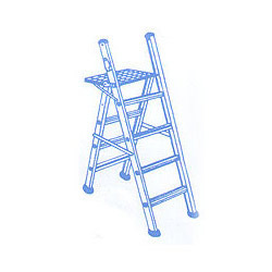 Aluminum Cum Stool Ladder