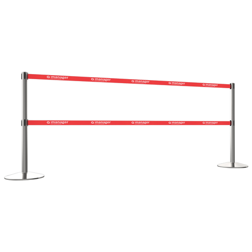 Retractable Double Belt Post