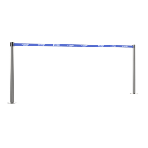 Belt Posts in Stainless Steel - Floor Mount