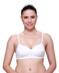 Lovinoform women Non-padded bridal lace bra online at -Red