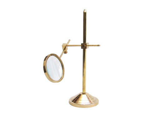 Solid Brass Adjustable Stand Magnifier