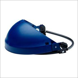 H24 Cap Mount Headgear - Thermoplastic, Blue, Under 1kg | Impact Resistance, Five-Position Strap, Easy Window Replacement, Head Protection