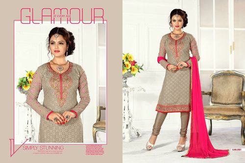 Grey salwar suit