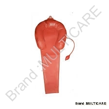 Douche Pad - Rubber, 254x254mm Rectangle, Washable & Sterilizable, Seamless Finish, Smooth Texture