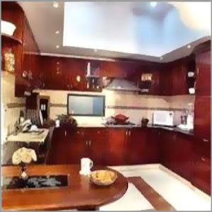 Wooden Modular Kitchen Furniture