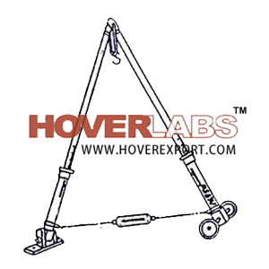 JOINTED ROOF TRUSS ON WHEELS
