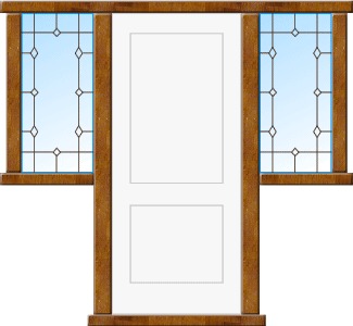 Door Frame with double delight